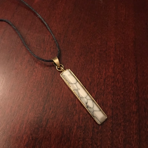 Reconstituted Howlite rectangle Stone - Picture 7 of 8